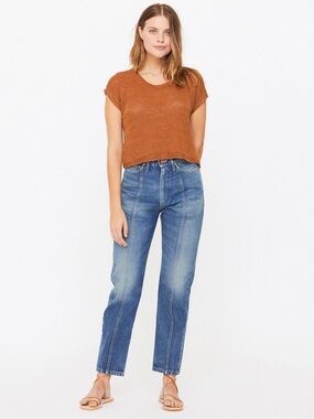 Esby Lindsey Seamed Jeans 100% Cotton Size 28